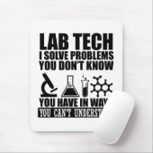 Funny Labrador tech zitiert Labortechniker Spaß Mousepad (Mit Mouse)