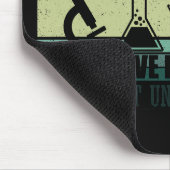 Funny Labrador tech zitiert Labortechniker Spaß Mousepad (Ecke)