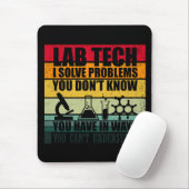 Funny Labrador tech zitiert Labortechniker Spaß Mousepad (Mit Mouse)