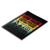 Funny Labrador tech zitiert Labortechniker Spaß Notizblock (Linke Seite)