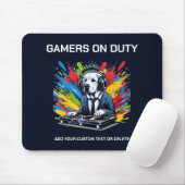 Funny Labrador und Gaming Animal Lover Geschenk Mousepad (Mit Mouse)