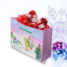 Funny Labrador und Weihnachten