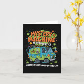 Funny Labrador Week 2025 Retro Mystery Machine of Karte (Gelbe Blume)