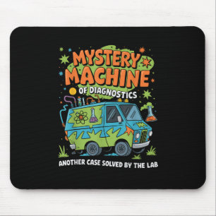 Funny Labrador Week 2025 Retro Mystery Machine of Mousepad