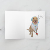 Funny Labrador wird gut Karte (Innenseite)