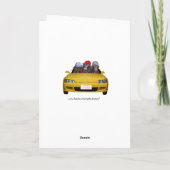 Funny Labradors on Beach Birthday Card Karte (Rückseite)