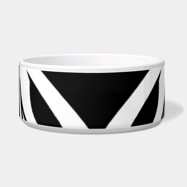 Funny Labubou Pet Bowl | Yellow Trippy Cartoon Napf (Vorderseite)