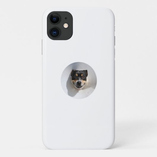 Funny Lächelhund Case-Mate iPhone Hülle (Rückseite)