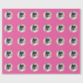Funny Lächelhund Geschenkpapier (Flach)