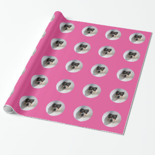 Funny Lächelhund Geschenkpapier