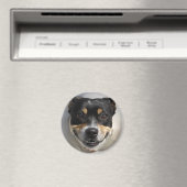 Funny Lächelhund Magnet (In Situ (Geschirrspüler))