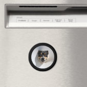 Funny Lächelhund Magnet (In Situ (Geschirrspüler))