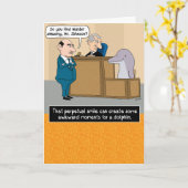 Funny Lächeln Dolphin Geburtstag Karte (Gelbe Blume)