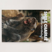 Funny lächelnd Affe Puzzle (Horizontal)