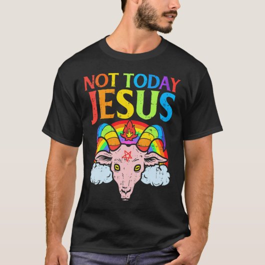 Funny lachen Jesus mit Eiscreme für Süßigkeiten Li T-Shirt (Vorderseite)
