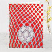 Funny Lacrosse Birthday Karte (Gelbe Blume)