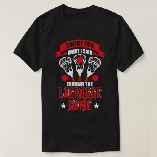 Funny Lacrosse Game Player Coach Geschenk T-Shirt (Design vorne)