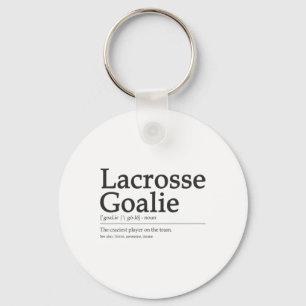 Funny Lacrosse Goalie Definition Zitat Cool Men Wo Schlüsselanhänger