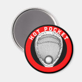 Funny Lacrosse Goalie Geschenk Magnet (Vorderseite/Rückseite)