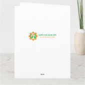 Funny Lacrosse Grußkarte Geburtstagkarte Karte (Rückseite)