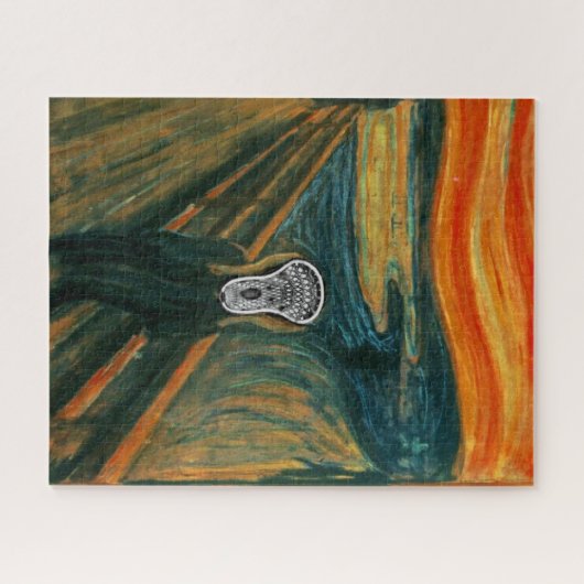 Funny Lacrosse Masterpiece Puzzle (Horizontal)
