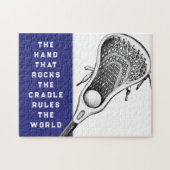 Funny Lacrosse Puzzle (Horizontal)