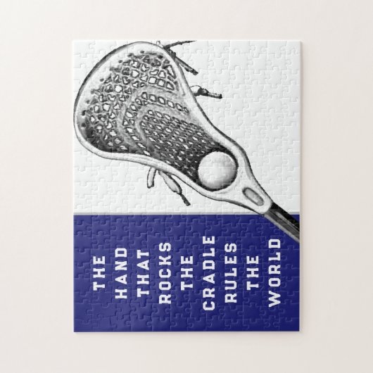 Funny Lacrosse Puzzle (Vertikal)