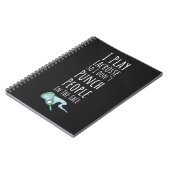 Funny Lacrosse Themed Gift High School College Lax Notizblock (Linke Seite)