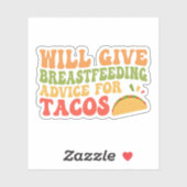 Funny Lactation Consultant Aufkleber (Blatt)