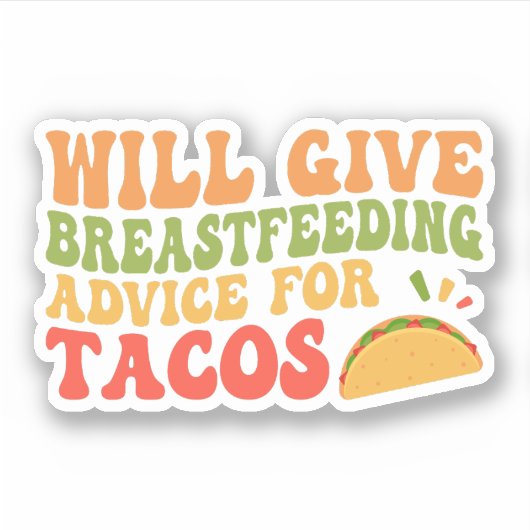 Funny Lactation Consultant Aufkleber (Vorderseite)