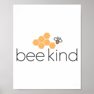 Funny Ladness Zitat befreundet und Orange Biene Sl Poster