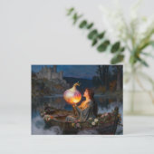 Funny Lady of Shallot Parody Postkarte (Stehend Vorderseite)