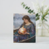 Funny Lady of Shallot Parody Postkarte (Stehend Vorderseite)