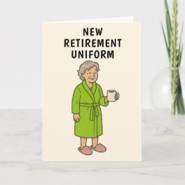 Funny Lady Retirement Karte