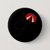 Funny Ladybug Button (Vorderseite)