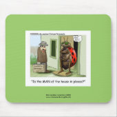 Funny Ladybug Cartoon über die Qualität der Mouse  Mousepad (Vorne)