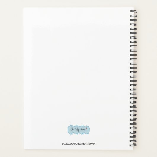 Funny Ladybug Dead Bug Yoga Pose Planer (Rückseite)