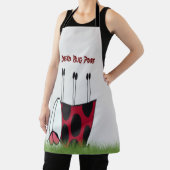 Funny Ladybug Dead Bug Yoga Pose Schürze (InSitu)