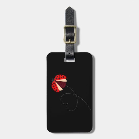 Funny Ladybug Gepäckanhänger (Vorderseite vertikal)