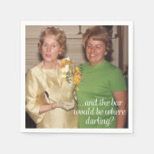 Funny Ladys Cocktail Napkins Serviette (Vorderseite)