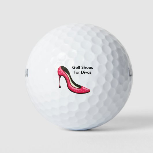 Funny Ladys Golf Balls Golfball (Vorderseite)