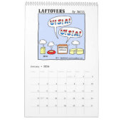 Funny Laftovers Food Cartoon 18-monatig Kalender (Jan 2026)