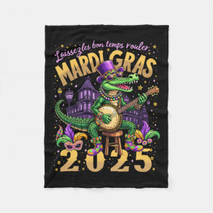 Funny Laissez Les Bon Temps Rouler Mardi Gras 2025 Fleecedecke