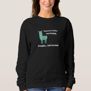 Funny Lama für Kinder Männer Frauen Alpin Lover Ba Sweatshirt