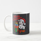 Funny Lamb Santa Hat Animals Lovers Ugly Christmas Kaffeetasse (Links)