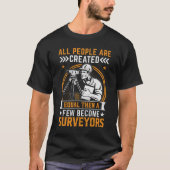 Funny Land Surveyor T-Shirt (Vorderseite)