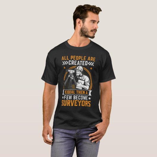 Funny Land Surveyor T-Shirt (Vorne ganz)