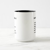 Funny Landscape Architect Definition Geschenke Tasse (Zentrum)