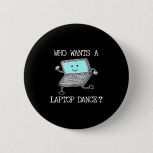 Funny Laptop Tanz Tanz Computer Puzzle Spaß Button