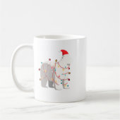 Funny Lar Bear Christmas Graphics Animal Lights Lo Kaffeetasse (Links)